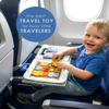 Curious Columbus Quiet Book  Away We Go Busy Book for Kids, Montessori Airplane Travel Toy for Preschool and Early Learning view 4