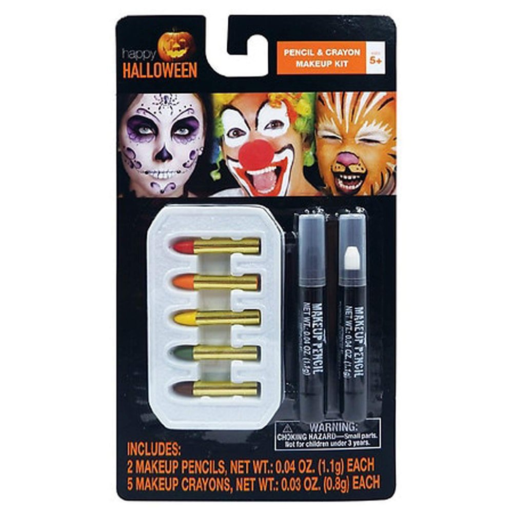 Happy Halloween Pencil & Crayon Makeup Kit 5+ Unisex One Size