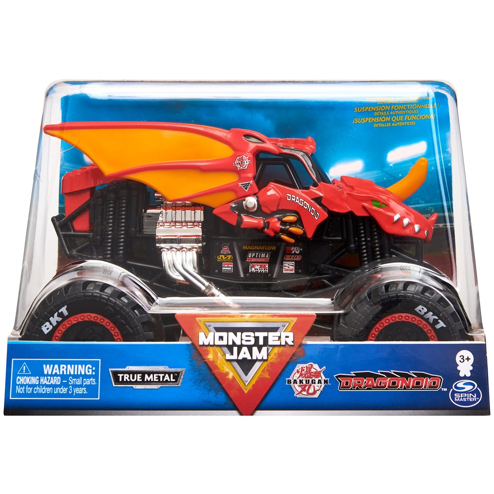 Bakugan Dragonoid Monster Truck Collector Die-Cast Vehicle in 1:24 Scale by Monster Jam