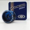 Yomega Groov  Pro Level Aluminum Yoyo for Advance Players  Round Shaped, C Size Ball Bearing with Adjustable Responsive/Nonresponsive Play + 3 Month Warranty (Black and Blue) view 3