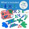 Clixo Crew 30 Piece Pack - The Flexible, Durable, Imagination-Boosting Magnetic Building Toy - Modern, Modular Designs for Hours of STEM Play. A Multi-Sensory Magnet Toy Experience Anywhere! Ages 4-99 view 3