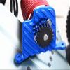 GPM for Team LOSI 1/6 Super Baja Rey 4X4 Aluminum Motor Mount Plate with Heat Sink FINS - 9PC Set (Silver) view 2