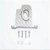 GPM for Team LOSI 1/6 Super Baja Rey 4X4 Aluminum Motor Mount Plate with Heat Sink FINS - 9PC Set (Gray) view 1