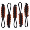 BubbasGarageTv - Large Heavy Duty Paracord Zipper Pulls (Burnt Orange) view 2