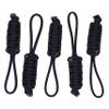 BubbasGarageTv - Large Heavy Duty Paracord Zipper Pulls (Black) view 1