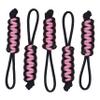 BubbasGarageTv - Large Heavy Duty Paracord Zipper Pulls (Rose Pink) view 1
