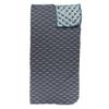 KicKee Pants Print Quilted Sleeping Bag for Kids, Designed from Viscose from Bamboo, Keep Warm Away from Home with a Cozy Sleepover Bag (Stone Rainbow Trout/Jade Mallard Duck - One Size) view 1