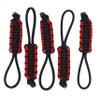 BubbasGarageTv - Large Heavy Duty Paracord Zipper Pulls (Red) view 2
