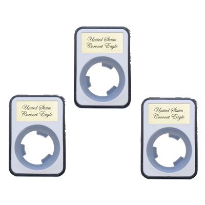 Ursae Minoris Elite Certified-Style Coin Holder for US $10 Coronet or Indian Head Gold Eagle 1838 to 1933 Three Pack