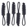 BubbasGarageTv - Large Heavy Duty Paracord Zipper Pulls (Charcoal Grey) view 2
