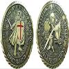 Christian Collectible Challenge Coin, Christian Gift, Good Luck Charms, (Armor) view 1