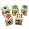 Cyber-Deals Dice Cup and 16mm Poker Dice with Storage Pouch Set (1 Set),Black,Red view 4