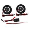 Brake System for RC Airplane, Wheel Brake System Rubber Tires with 4mm Axle Shaft Wheel Brake System, RC Airplane Brake Wheel for RC Airplane RC Aircraft Toy view 2