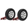 Brake System for RC Airplane, Wheel Brake System Rubber Tires with 4mm Axle Shaft Wheel Brake System, RC Airplane Brake Wheel for RC Airplane RC Aircraft Toy view 4