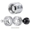2pcs Aluminum Alloy Rear Wheel Rims Wheel Hubs for 1/14 Tamiya Trailer Tractor Truck RC Car view 3