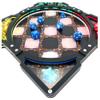 C4Labs 10 x 10 Party Dice Tray  Printed Sorcerer's Lab (Rolling Surface - Vegan Leather) view 1