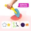 Dough Tools for Kids, 46Pcs Dough Toys Sets Playdough Accessories Include Play Food Molds - Cupcakes, Ice Cream, Noodle, Play Bulk Pack with Roller, Cutters, Scissor, DoughMat and Storage Bag Gifts view 3
