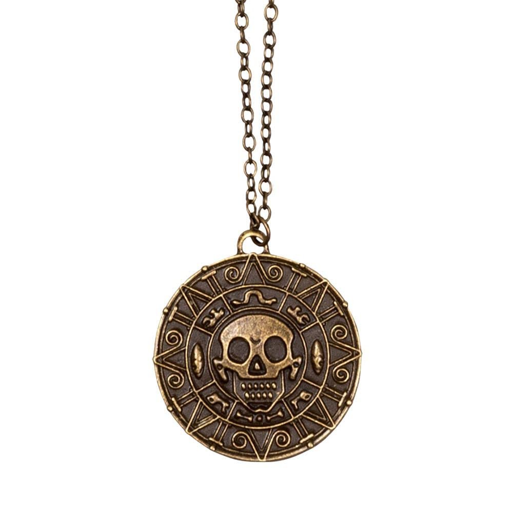 Boland 74126 Pirate Necklace Fashion Jewellery with Pendant for Adults, Pirate Amulet, Skull, Buccaneer, Carnival, Carnival, Carnival, Halloween, Theme Party
