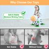 iPlay, iLearn Bouncy Pals Dairy Cow Hopping Horse, Plush Inflatable Animal Hopper, Indoor n Outdoor Ride on Jumping Bounce Toys, Birthday Gift for 18 Months 2 3 4 5 Year Old Kids Toddlers Boys Girls view 4