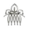 Boland 44088  Princess Hair Comb Set with 2 Earrings, Ring and Magic Wand, Silver and Pink for Children, Costume Play, Accessories, Carnival, Theme Party view 4