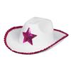 Boland Rodeo Star 54376 54376 Adults' Cowboy Hat with Sequins, Cowgirl Carnival, Carnival, Carnival, Halloween, Theme Party, Women, One Size view 1