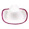 Boland Rodeo Star 54376 54376 Adults' Cowboy Hat with Sequins, Cowgirl Carnival, Carnival, Carnival, Halloween, Theme Party, Women, One Size view 3