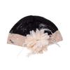 Boland 64346 Kostmset 46346-Set Charleston Hat and 1 Pair of Gloves for Women, Lace with Flower, Gemstones, Flapper, 20s Costume Set, Carnival Party, Halloween, Multicoloured, standard size view 2