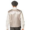 Boland 33015 33015 Set Birmingham Hat and Vest Costume Set England Beret Hat Herringbone Fabric Carnival Fancy Dress Carnival Theme Party Men Grey/Brown M/L view 4