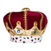 Boland 36106 36106 Majesty Hat Multicoloured Crown for Adults, King, Duke, Plush Hat, Carnival, Carnival, Carnival, Fancy Dress, Theme Party, Men, One Size view 2