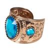 Boland 64425  Bracelet Topaz of the Nile, Turquoise Blue Gemstones, Roman, Cleopatra, Egyptian, Theme Party, Carnival view 2