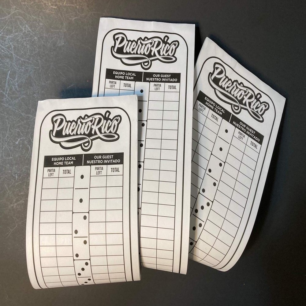 Puerto Rico Dominoes Set Domino de Puerto Rico Rico Rican Tiles Boricua PR Puerto Rican Classic Must Have (Puerto Rico Score Pads)