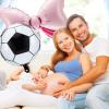 12 Pieces Gender Reveal Soccer Ball Balloons Includes 6 Pink Bow and 6 Soccer Ball Balloons Party Favors Supplies Decoration Accessories for Gender Reveal Party, Baby Shower, Birthday view 4