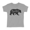 Matching Bear Family Shirt Set - Choose Your Tee- 2T Brother - Grey in view 1