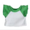 Adorable Green and White T-Shirt Fits Most 16 inch Build A Bear and Make Your Own Stuffed Animals view 1