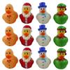 36 Rubber Duckie Christmas Bundle Set - Ducks - Cute Holiday Party Favor Decoration Gifts (3 Dozen) view 2