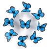 Monarch Butterfly Wall Decals Home 3D Butterfly Stickers Tree Wall Decals Cake & Cupcake Toppers Decor Removable Refrigerator Magnets Stickers for Kids Room view 1