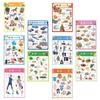 N/A/ Chinese Learning 10-Poster Set for Kids. Montessori-Inspired. Bilingual with Traditional Chinese, English, and Zhuyin. view 1
