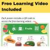 N/A/ Chinese Learning 10-Poster Set for Kids. Montessori-Inspired. Bilingual with Traditional Chinese, English, and Zhuyin. view 3