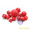 Bescon Complete Polyhedral Dice Set 13pcs D3-D100, 100 Sides Dice Set Opaque Red view 3