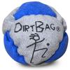 DIRTBAG All Star Footbag 3 Pack with Pouch, 100% Handmade, Premium Quality, Bright Vivid Colors, Signature Carry Bag - Blue/Gray with Blue Pouch view 2