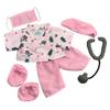 BYO-BFF Stuffed Animals Plush Toy Outfit  Pink Scrubs Outfit 16 view 1