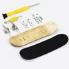 WDTMEEZU Wood Finger Skateboard Professional Fingerboards Wheels with Bearings Mini Fingerboard Finger Toy for Adults and Kids view 3