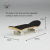 WDTMEEZU Wood Finger Skateboard Professional Fingerboards Wheels with Bearings Mini Fingerboard Finger Toy for Adults and Kids view 4