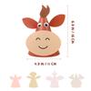 Amosfun Hat, 5pcs Kids Birthday Party Hats Zodiac Ox Cow Cone Hats Farm Animals DIY Photo Props for Children Toddlers Holiday Birthday Baby Shower Party Supplies Favors view 4