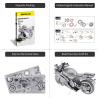 Piececool 3D Metal Puzzles for Adults, DIY 3D Motorcycle Model Kits,3D Puzzles for Teen Men Craft Kits, Great Birthday Gifts, 72 Pcs view 4