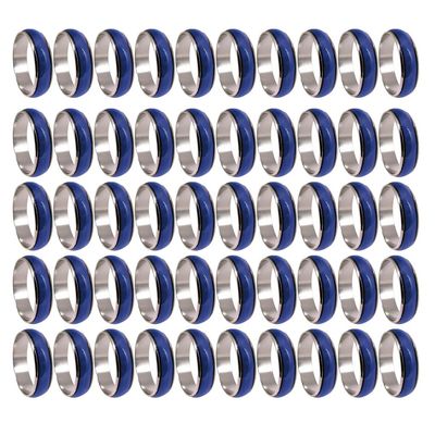 joyMerit 50pcs Lots Emotion Feeling Color Changable Mood Rings Mix Size