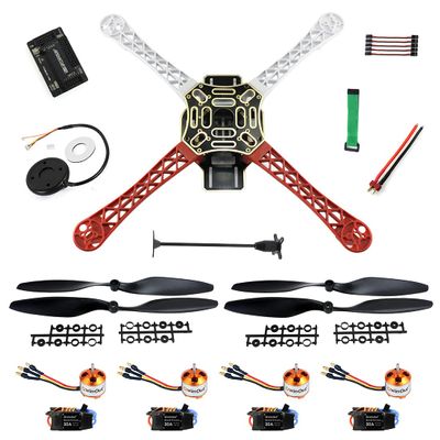QWinOut F450 APM2.8 6M GPS DIY RC Drone Kit 450mm Frame RC Quadcopter 4-Axle UFO Unassembly Kit for Beginners (Basic Version)