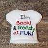 Bow Wow Pet Wear I'm Back elf Shirt, Christmas Doll Shirt, Ready for Fun Elf Shirt, Christmas Props view 2