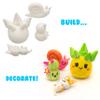 Air Dough - White, Air Dry, Ultra Light, Non-Toxic Modeling Clay in a Resealable Bag Including Tutorial Videos (Educational, Create & Decorate DIY, Kids Gifts, Arts & Crafts for Boys & Girls) view 4