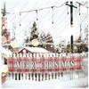Large Merry Christmas, Red Christmas Plaid Decorations, Christmas Party Supplies, Waterproof Vinyl (2x10 Feet) view 3